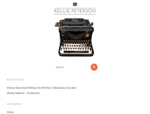 Tablet Screenshot of kelliepeterson.com